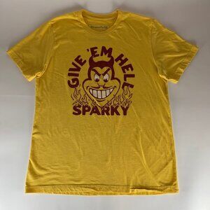 Arizona State Sun Devils NCAA Retro Gold Homefield Short Sleeve Shirt Mens Large